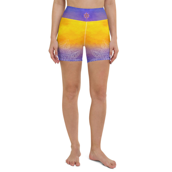 Heart Chakra Yoga Shorts
