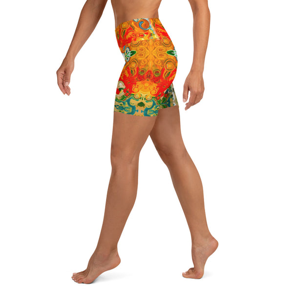 Cosmic Tapestry Yoga Shorts