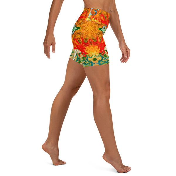 Cosmic Tapestry Yoga Shorts
