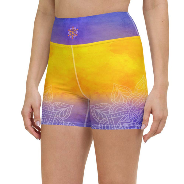 Heart Chakra Yoga Shorts