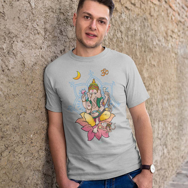 Ganesha yoga t-shirt by Sushila Oliphant