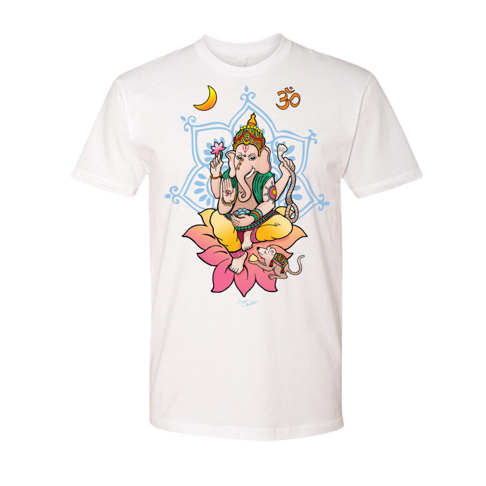 men's Ganesha yoga t-shirt by Sushila Oliphant