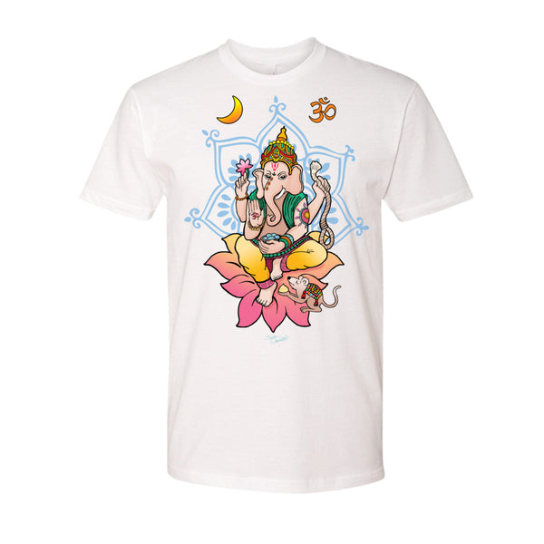 men's Ganesha yoga t-shirt by Sushila Oliphant
