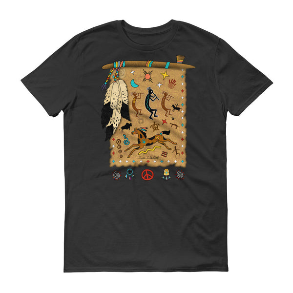 Native American tribal and spiritual t-shirt by Sushila Oliphant