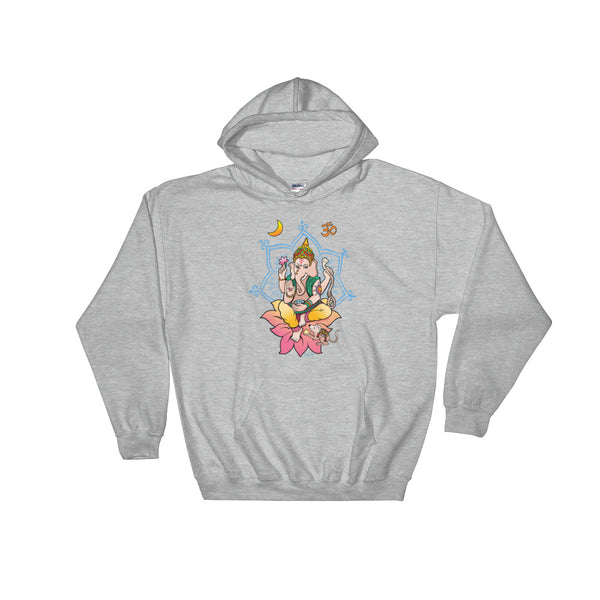 Sri Ganesha hoodie, artwork by Sushila Oliphant.