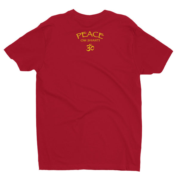 Yantra of Ganesha men's yoga t-shirt by Sushila Oliphant