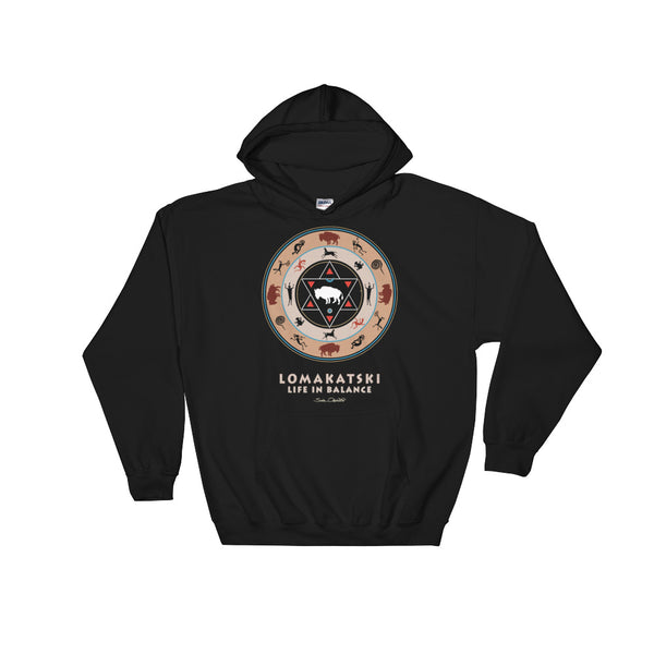 White Buffalo Medicine Wheel Hoodie