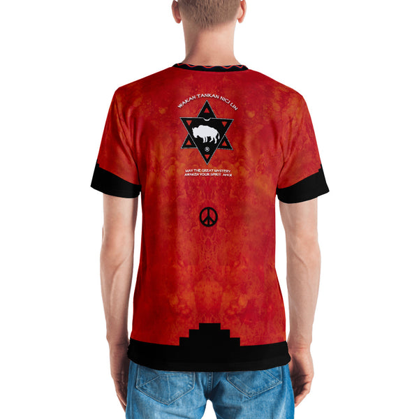 White Buffalo Medicine Wheel Native American t-shirt by Sushila Oliphant for Apparel for the Spirit