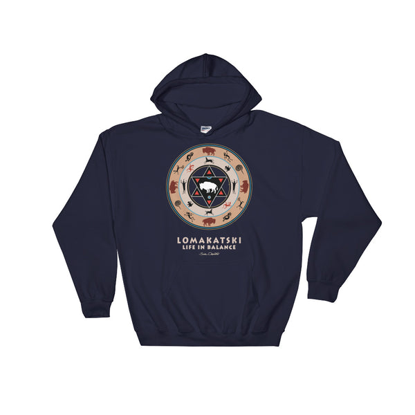 White Buffalo Medicine Wheel Hoodie