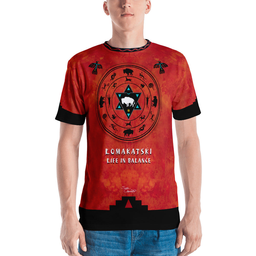 White Buffalo Medicine Wheel Native American t-shirt by Sushila Oliphant for Apparel for the Spirit
