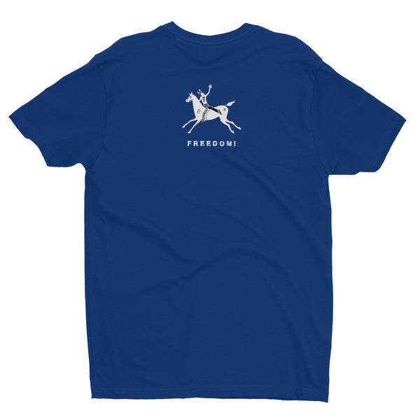 men's Native American themed t-shirt by Sushila Oliphant