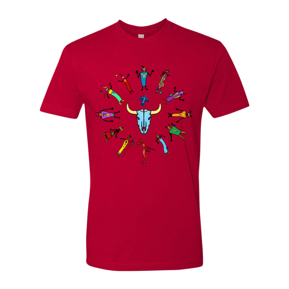 men's Native American themed t-shirt by Sushila Oliphant
