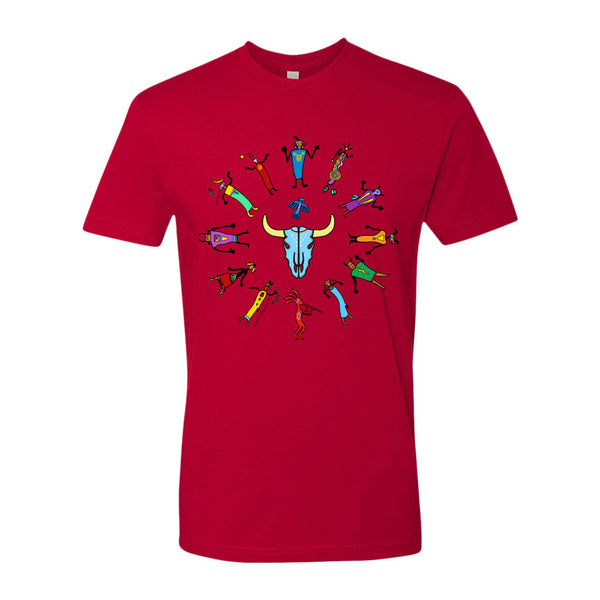 men's Native American themed t-shirt by Sushila Oliphant