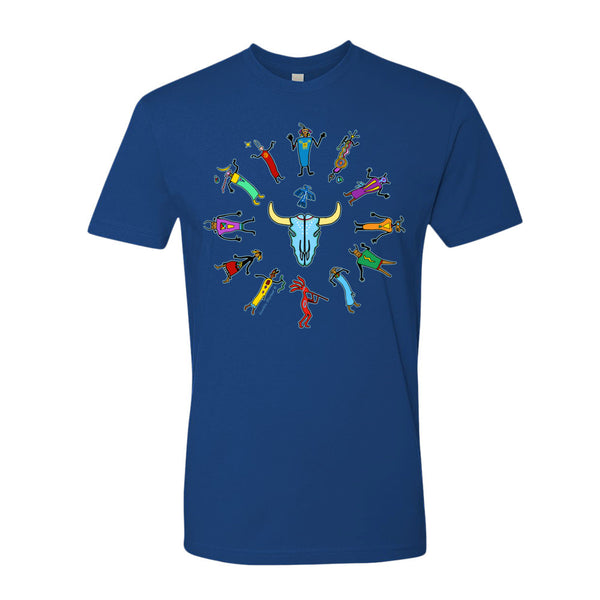 men's Native American themed t-shirt by Sushila Oliphant