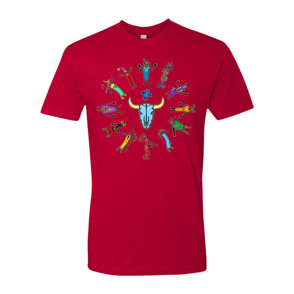 men's Native American themed t-shirt by Sushila Oliphant