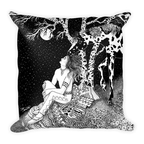 Native American meditation pillow by Sushila Oliphant