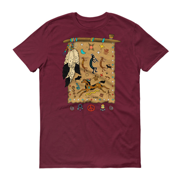 Native American tribal and spiritual t-shirt by Sushila Oliphant