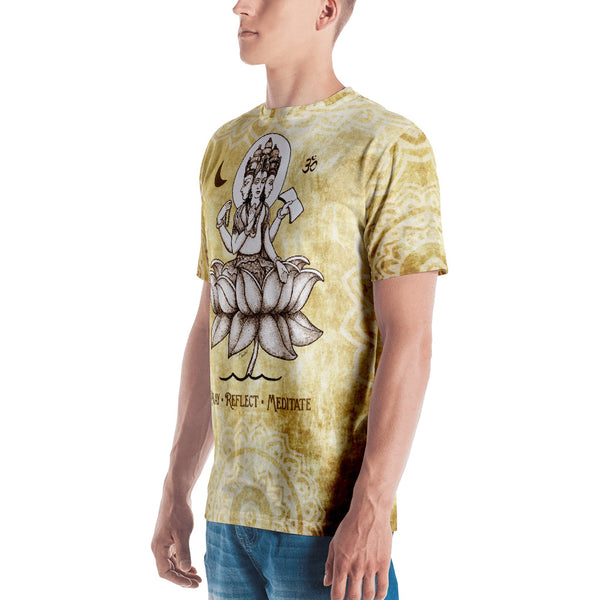 Brahman, a Hindu Diety, yoga t-shirt by artist Sushila Oliphant, apparel for the spirit