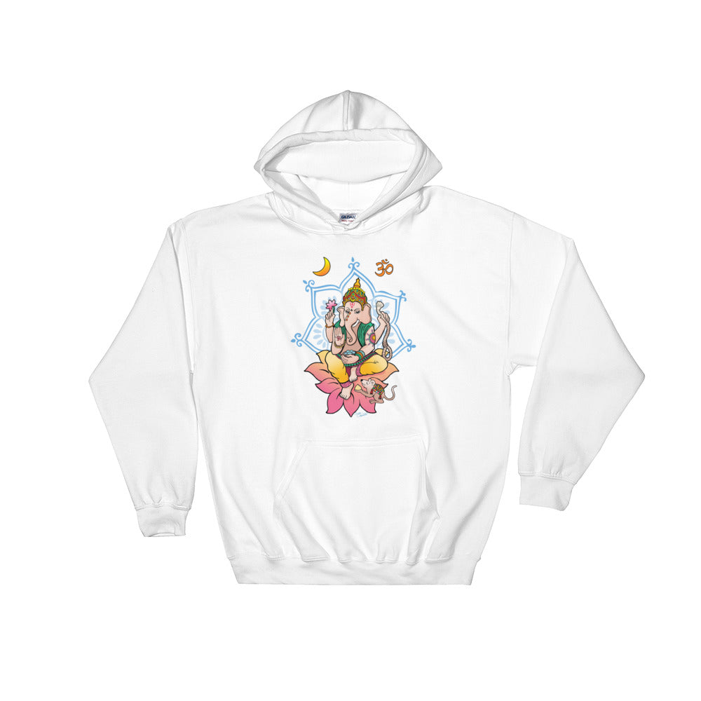 Sri Ganesha hoodie, artwork by Sushila Oliphant.