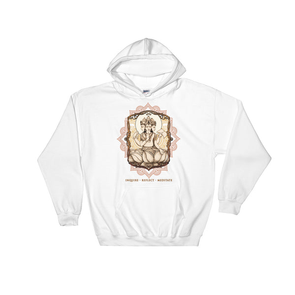 Brahman Hoodie (white & gray)