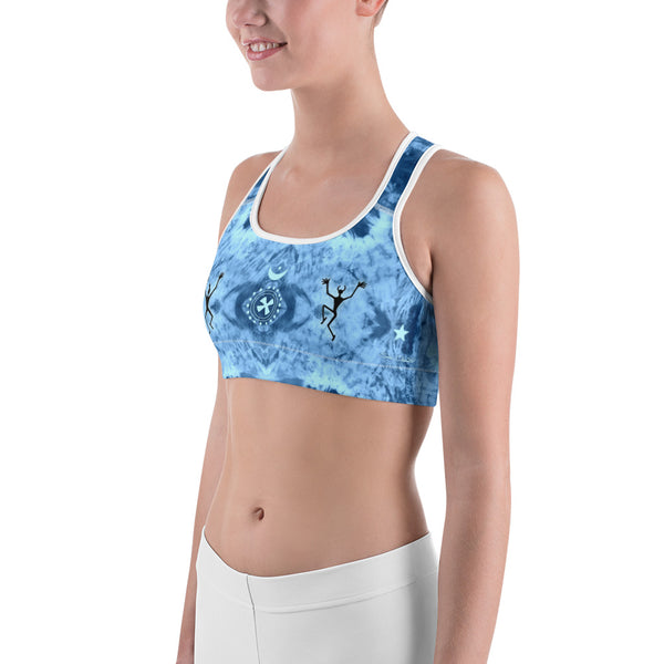 Native American yoga sports bra by Sushila Oliphant