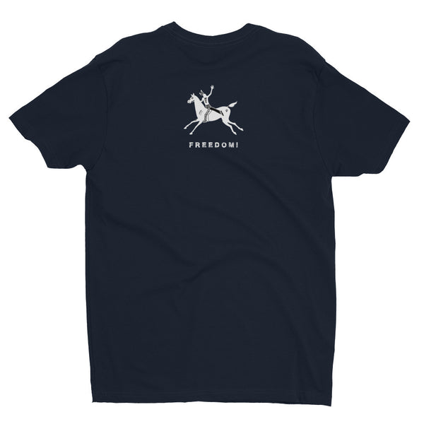 men's Native American themed t-shirt by Sushila Oliphant