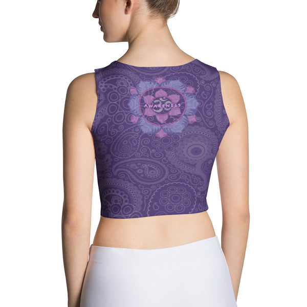 Yantra of Sri Ganesha - Yoga Sublimation Crop Top
