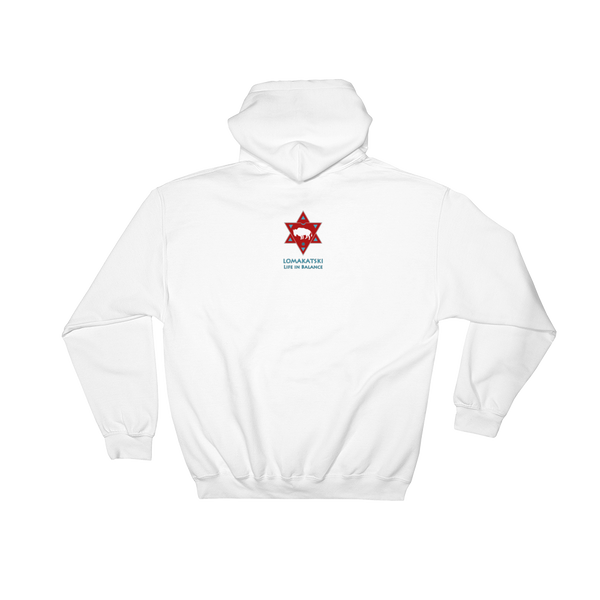 Nature Spirits White Hoodie