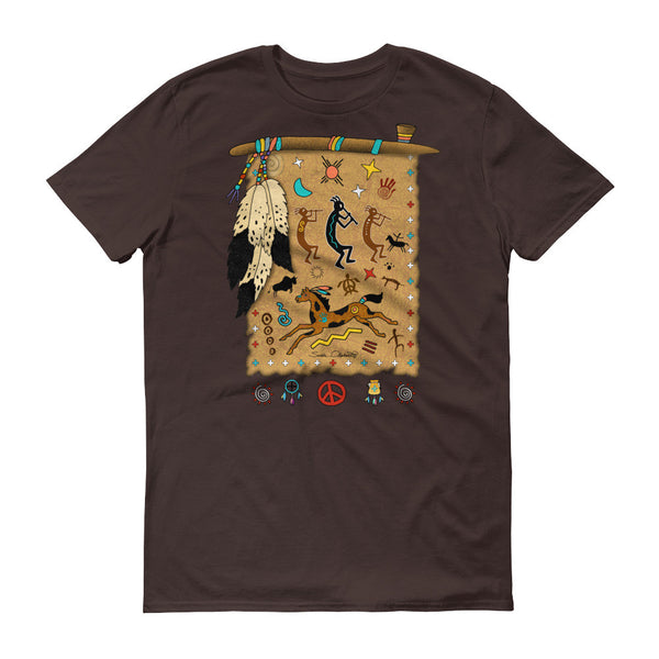 Native American tribal and spiritual t-shirt by Sushila Oliphant