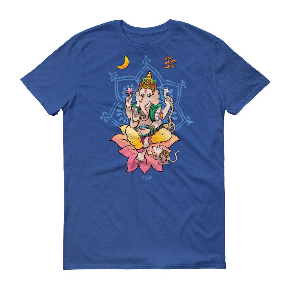 Ganesha yoga t-shirt by Sushila Oliphant, apparel for the spirit