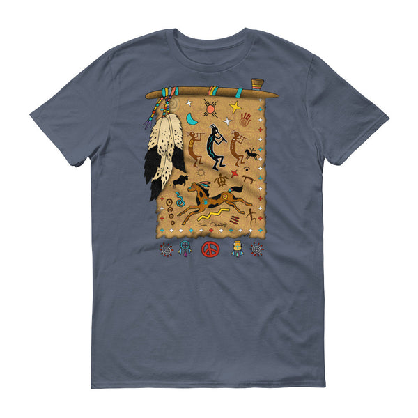 Native American tribal and spiritual t-shirt by Sushila Oliphant