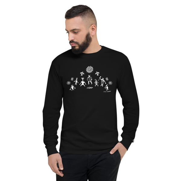 Nature Spirits (black) Men's Champion Long Sleeve Shirt