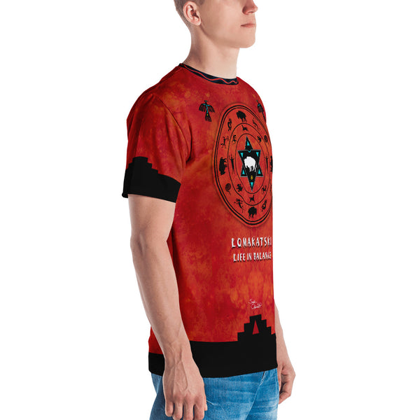 White Buffalo Medicine Wheel Native American t-shirt by Sushila Oliphant for Apparel for the Spirit