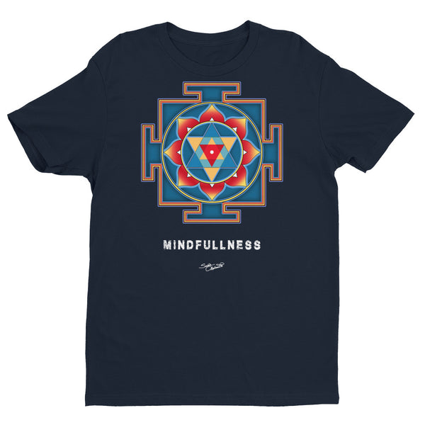 Yantra of Ganesha men's yoga t-shirt by Sushila Oliphant