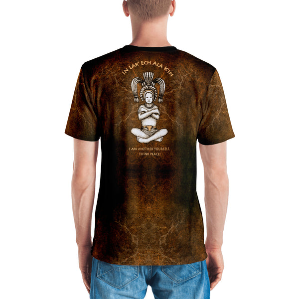 Mayan Shamans men's woke t-shirt in Chichen Itza, Mexico. Designed by Sushila Oliphant, Apparel for the Spirit.