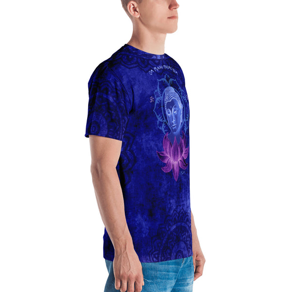 Buddha men's yoga t-shirt by Sushila Oliphant for Apparel for the Spirit