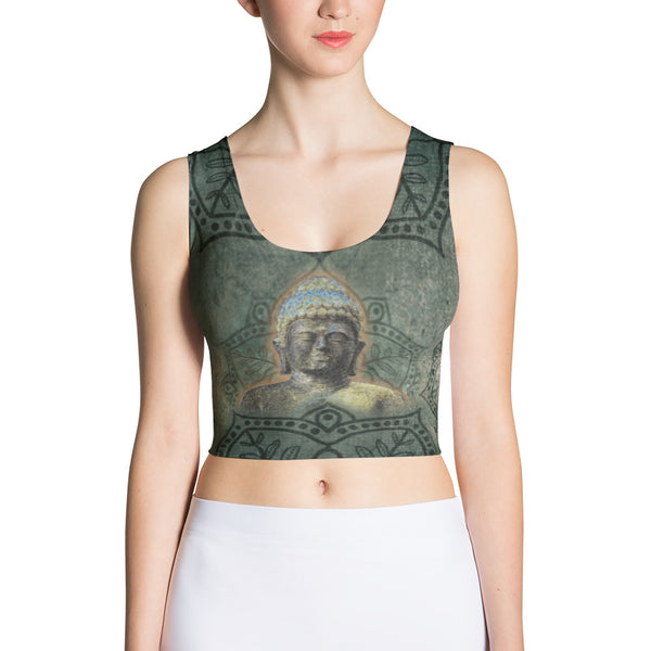 Buddha yoga crop top by Sushila Oliphant