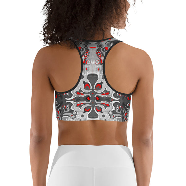 This sports bra is great for your yoga classes, exercises, workouts at the gym by designer Sushila Oliphant.