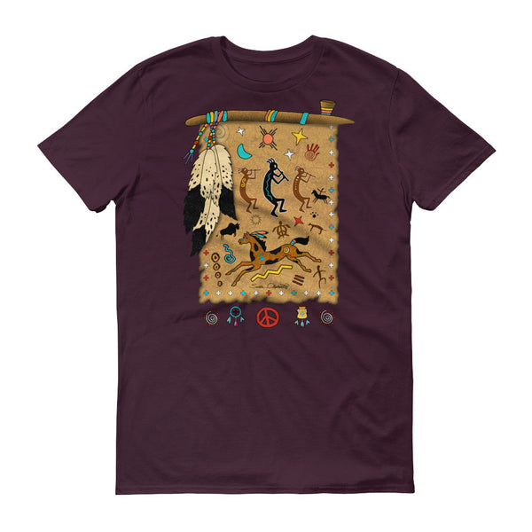 Native American tribal and spiritual t-shirt by Sushila Oliphant