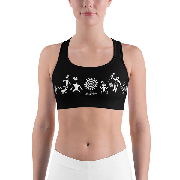 Native American yoga sports bra by Sushila Oliphant for Apparel for the Spirit.