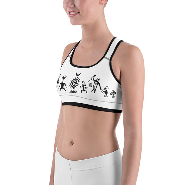 Native American yoga sports bra by Sushila Oliphant