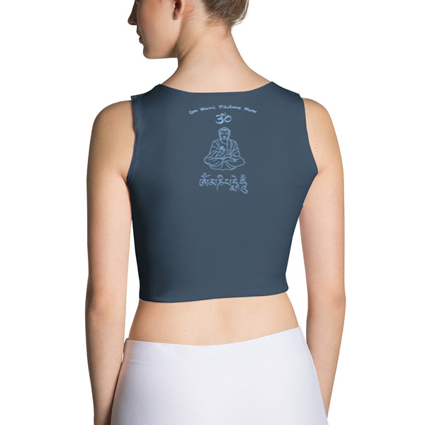 Buddha yoga crop top by Sushila Oliphant