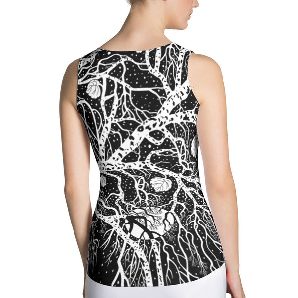 Native American yoga tank top by Sushila Oliphant