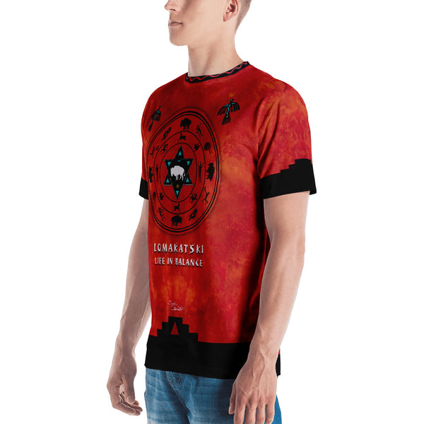 White Buffalo Medicine Wheel Native American t-shirt by Sushila Oliphant for Apparel for the Spirit