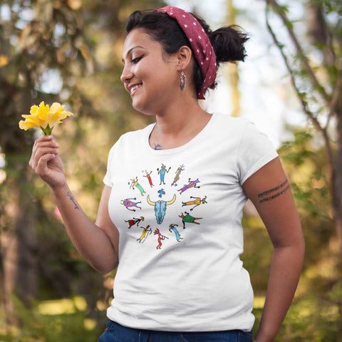 Native American themed t-shirt by Sushila Oliphant