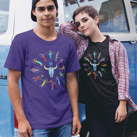 Native American themed t-shirt by Sushila Oliphant