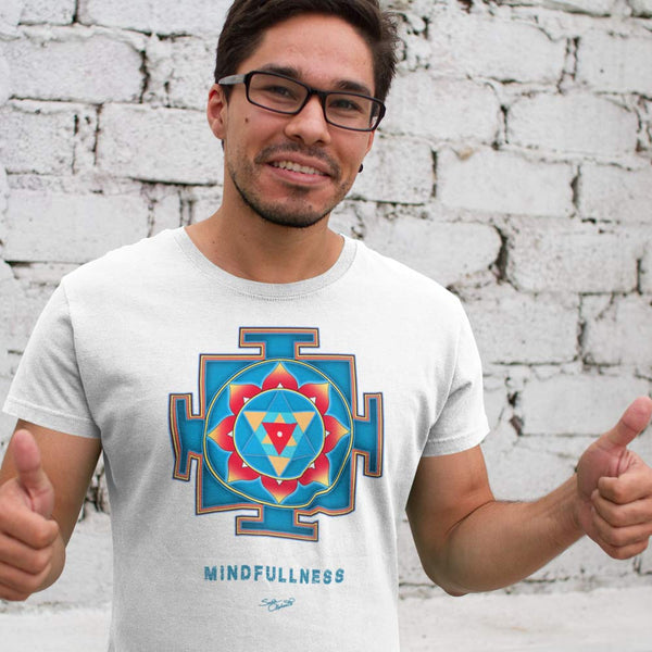 Yantra of Ganesha yoga t-shirt by Sushila Oliphant, apparel of the spirit