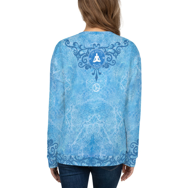 Yantra of Ganesha yoga sweatshirt by Sushila Oliphant, apparel of the spirit