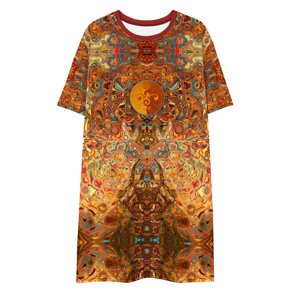 Aztec T-shirt dress