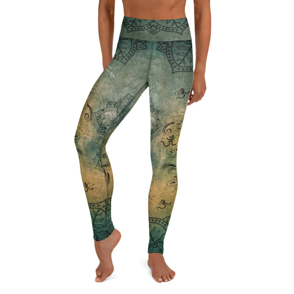 Buddha yoga pants by Sushila Oliphant for Apparel for the Spirit.